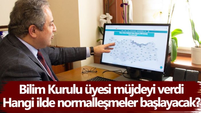 Prof. Dr. Mustafa Necmi İlhan normalleşmeye en yakın illeri açıkladı!