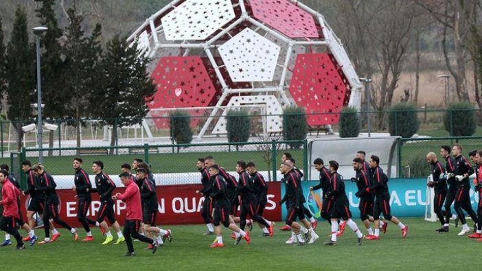 A Milli Futbol Takımı hazırlıklarını sürdürdü