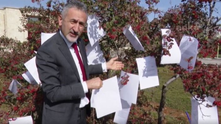 CHP Ordu Milletvekili Dr. Mustafa Adıgüzel, meclis bahçesinde ilginç bir eylem yaptı!