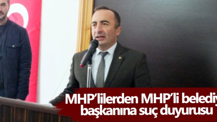 MHP’lilerden İskilip'in MHP’li Belediye Başkanı Ali Sülük hakkında suç duyurusu