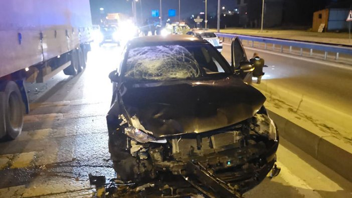 Kocaeli'nde feci kaza! Sürücü İbrahim Mamak'ın bacağı koptu!