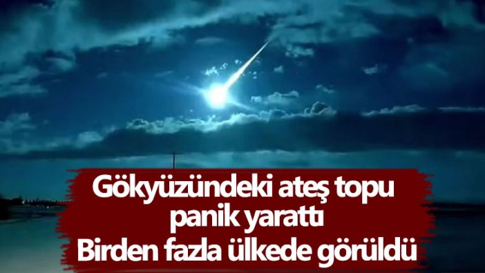 Kanada'nın Alberta eyaletine meteor düştü!