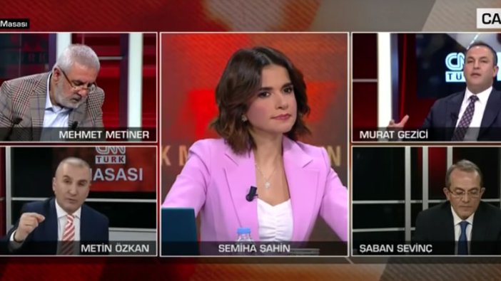 CNN Türk canlı yayınında Metin Özkan ve Murat Gezici arasında tartışma