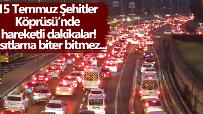 15 Temmuz Şehitler Köprüsü'nde intihar girişimi!