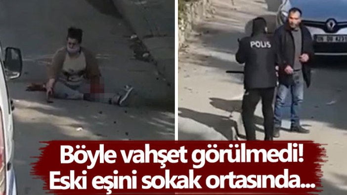 Ankara'da korkunç saldırı! Eski eşini sokak ortasında...