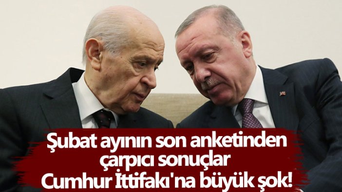 Avrasya Araştırma son anket sonuçlarını açıkladı: Cumhur İttifakı'na büyük şok