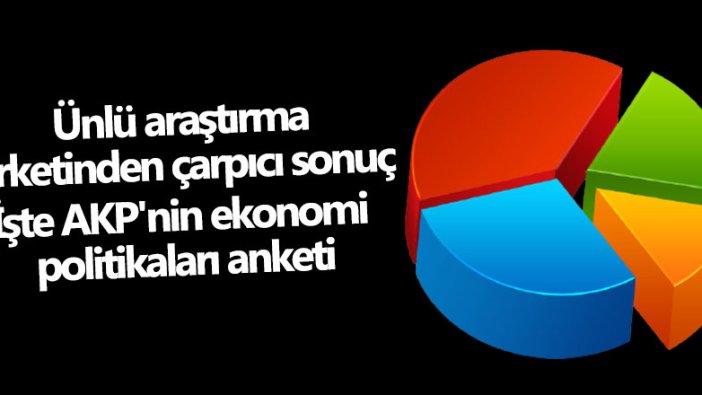 AREA Araştırma'dan çarpıcı AKP’nin ekonomi politikaları anketi