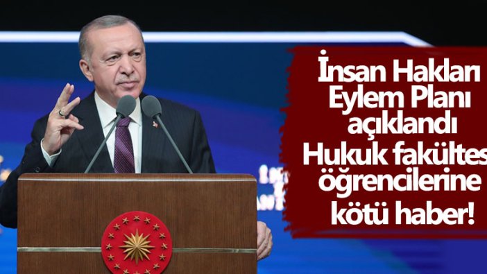 Cumhurbaşkanı Recep Tayyip Erdoğan Hukuk Fakültesi eğitim süresinin 5 yıla çıkarıldığını açıkladı!