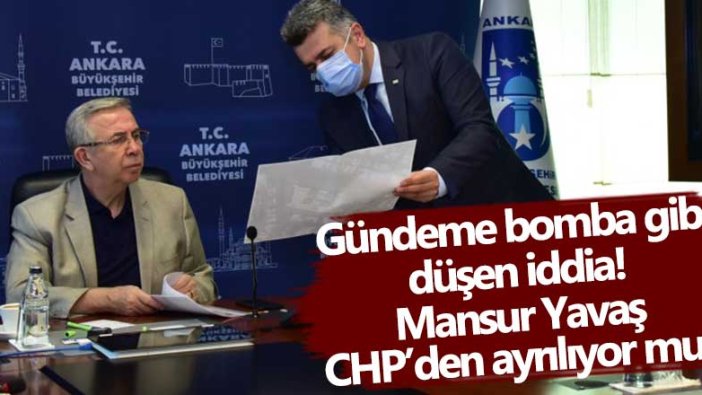 Gündeme bomba gibi düşen iddia! Ankara Büyükşehir Belediye Başkanı Mansur Yavaş CHP'den ayrılıyor mu?