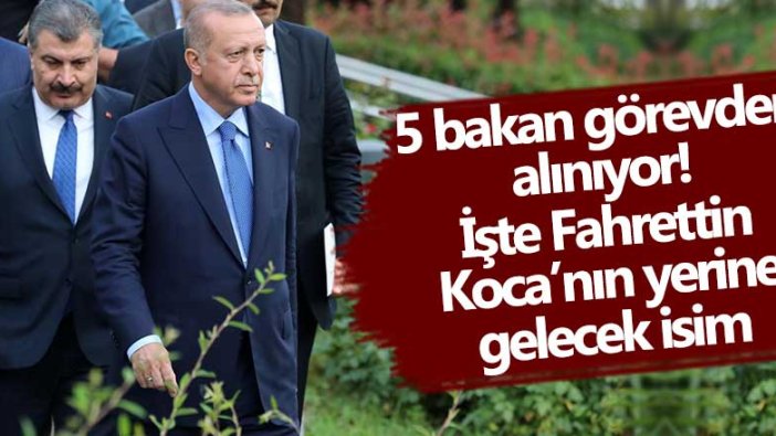 Barış Yarkadaş açıkladı: Erdoğan, beş bakanı görevden alıyor! İşte Koca'nın yerine gelecek isim