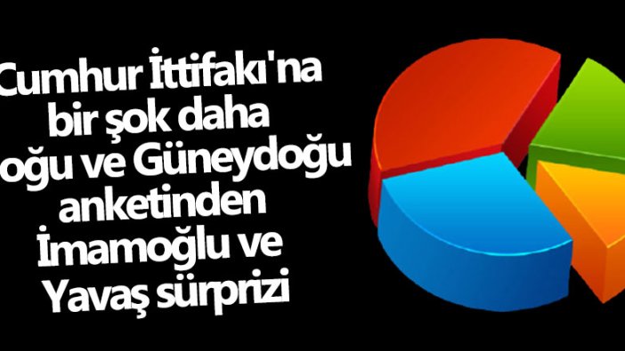 Doğu ve Güneydoğu anketinde Ekrem İmamoğlu ve Mansur Yavaş sürprizi
