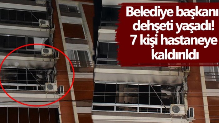 İzmir Torbalı Belediye Başkanı İsmail Uygur'un apartmanında yangın çıktı!