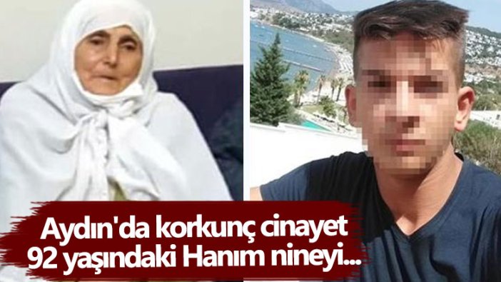 Aydın'da korkunç cinayet! 92 yaşındaki Hanım Pınarlı'yı cinsel saldırıya uğrayıp öldürüldü