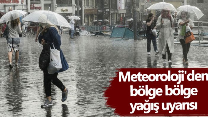 Meteoroloji'den Türkiye geneli için yağış uyarısı