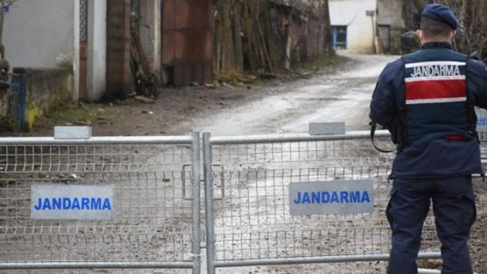 Adıyaman'da bir köye korona virüs karantinası