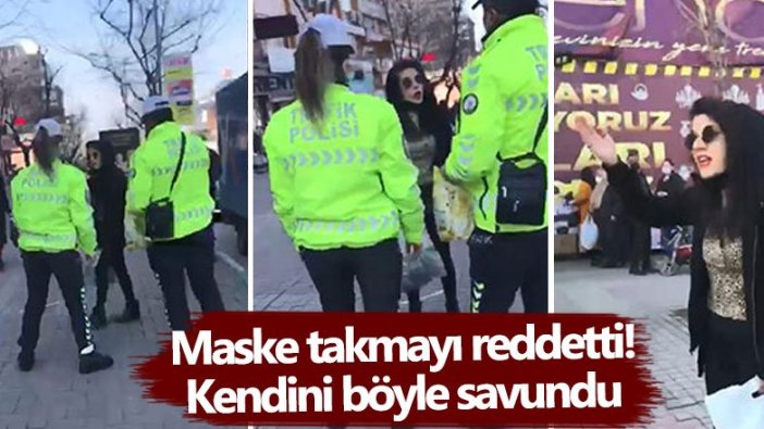 Bursa'da maske takmayı reddeden kadın kendini böyle savundu