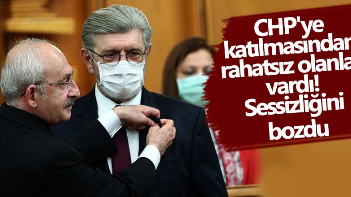 Cihangir İslam'ın CHP'ye katılmasından rahatsız olanlar vardı! Sessizliğini bozdu