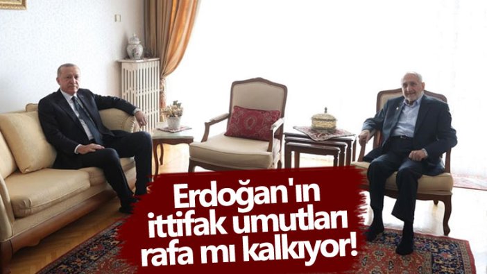Erdoğan'ın ittifak umutları rafa mı kalkıyor! Milli Görüş cephesinden çok sert açıklama 