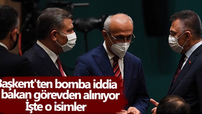 Ankara'dan bomba iddia! AKP'li 6 bakan görevden alınıyor