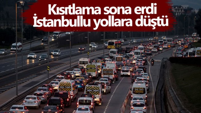 Kısıtlama sona erdi! İstanbullu yollara düştü 