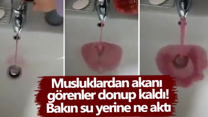 İtalya'da musluklardan akanı görenler donup kaldı! Bakın su yerine ne aktı