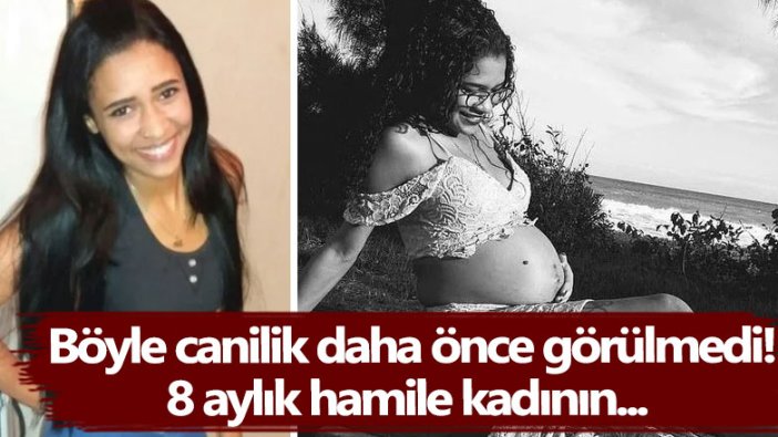 Böyle canilik daha önce görülmedi! 8 aylık hamile kadının...