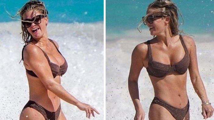 30 yaşındaki şov yıldızının bikini kazası