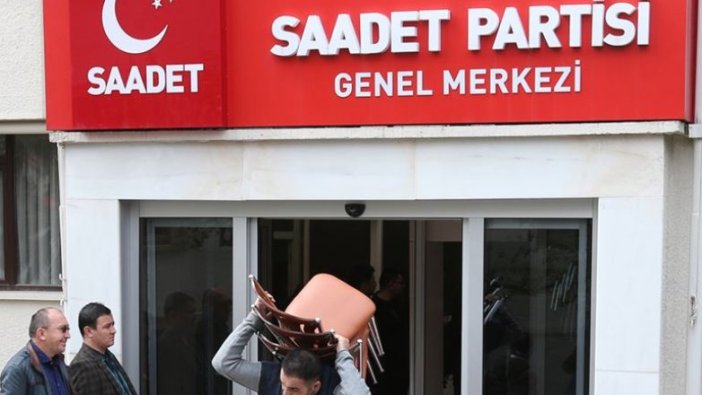 Saadet Partisinden tahliye açıklaması