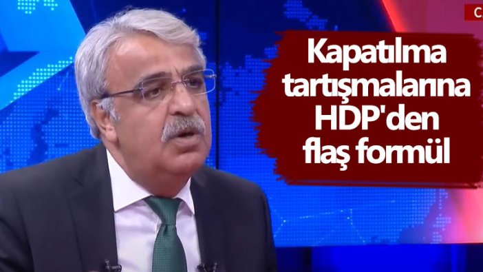 Mithat Sancar açıkladı: Kapatılma tartışmalarına HDP'den flaş formül