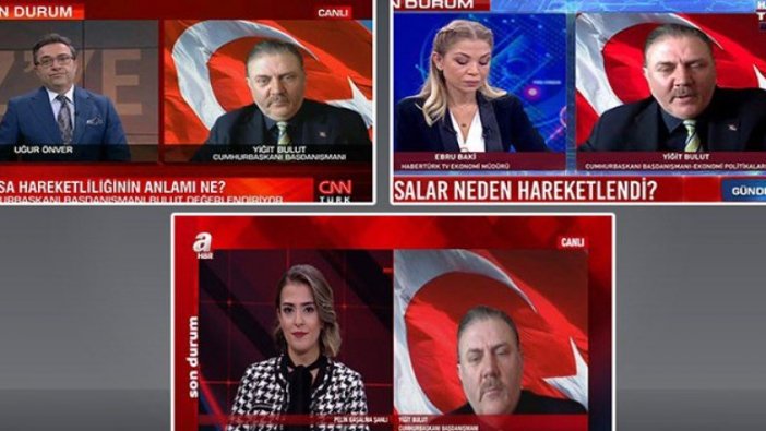 Cumhurbaşkanı Erdoğan'ın danışmanı Yiğit Bulut kanal kanal dolaştı 