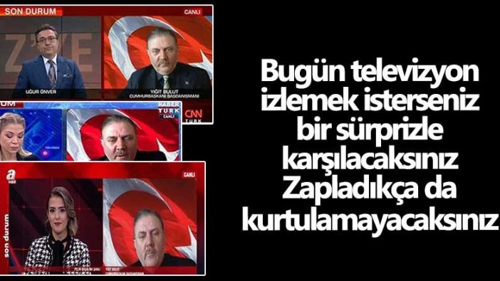 Cumhurbaşkanı Erdoğan'ın danışmanı Yiğit Bulut kanal kanal dolaştı 