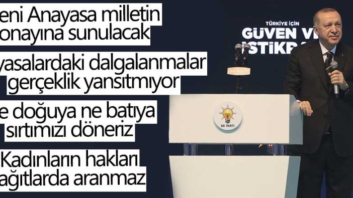 Gözler Ankara'ya çevrildi: Erdoğan 2023 hedeflerini açıkladı