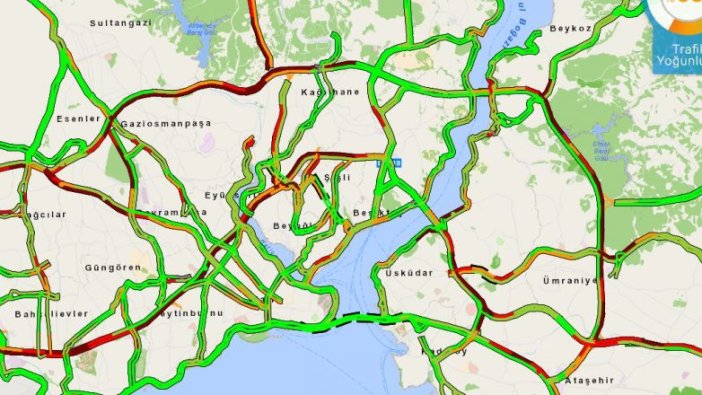 İstanbul trafiğinde son durum