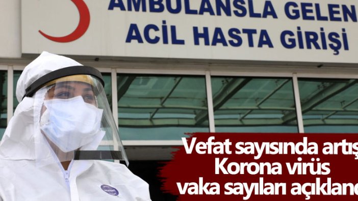 Korona virüs vaka sayıları açıklandı: 157 kişi hayatını kaybetti