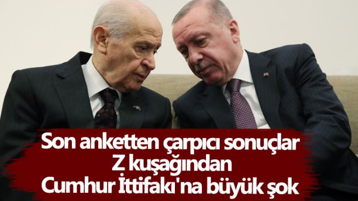 Gezici Araştırma Şirketi çarpıcı anketini açıkladı: Z kuşağından Cumhur İttifakı'na büyük şok