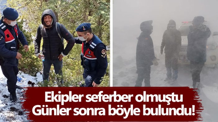 Ekipler seferber olmuştu! Ege Kabalak günler sonra böyle bulundu!