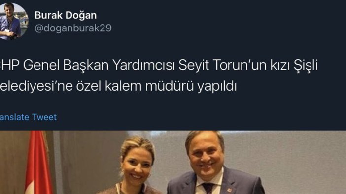 Yeni Şafak muhabiri Burak Doğan CHP'li Seyit Torun'u hedef alayım derken rezil rüsva oldu  