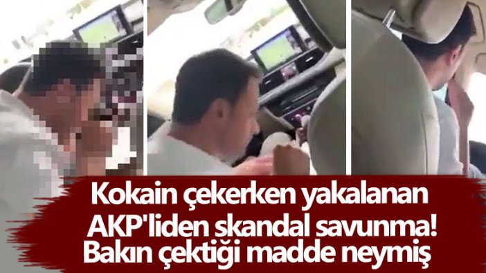 Kokain çekerken yakalanan AKP'li Kürşat Ayvatoğlu'ndan skandal savunma! Bakın çektiği madde neymiş