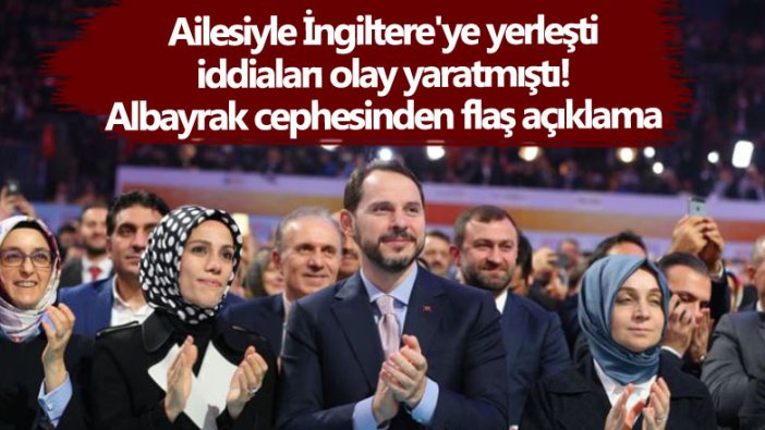 Berat Albayrak ailesiyle birlikte Londra'ya mı yerleşti? Avukatından flaş açıklama