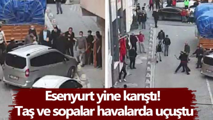 Esenyurt'taki park kavgası ortalığı savaş alanına dönüştürdü