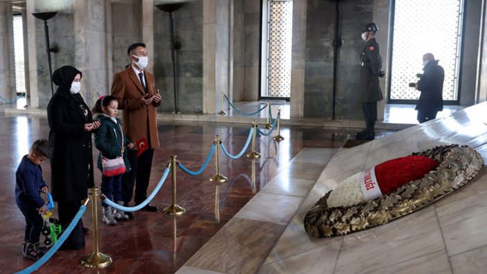 Hakkarili küçük Hira'nın Anıtkabir hayali gerçekleşti 