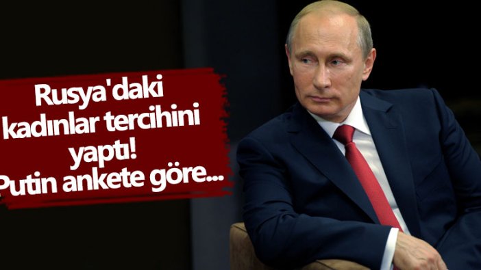 Rusya'daki kadınlar tercihini açıkladı!  Putin ankete göre ülkesinde en seksi erkek seçildi