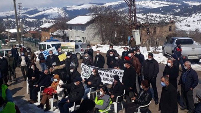 Bilecik'te halk mermer ocağına tepkili