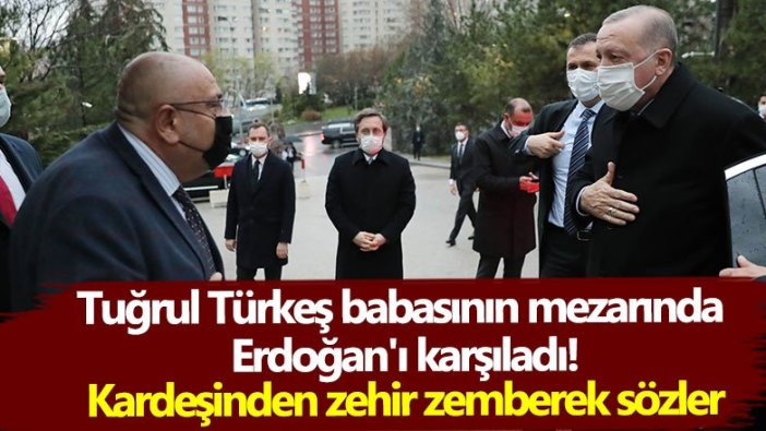 Abisi Tuğrul Türkeş babasının mezarında Erdoğan'ı karşıladı! Ahmet Kutalmış Türkeş'ten zehir zemberek sözler