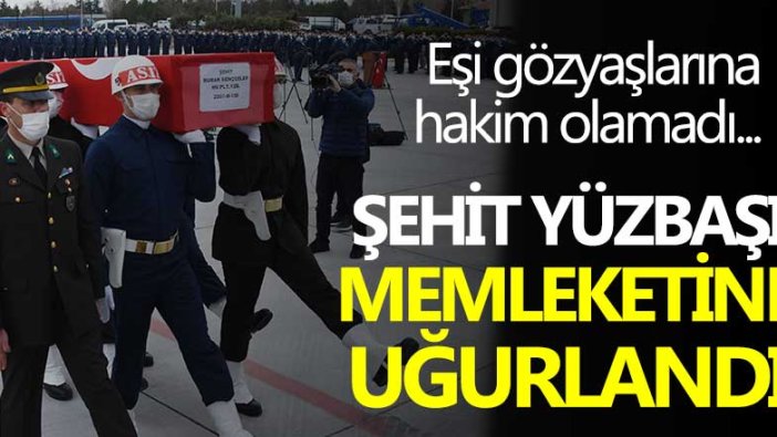 Türk yıldızlarının şehit pilotu Burak Gençcelep memleketine uğurlandı 