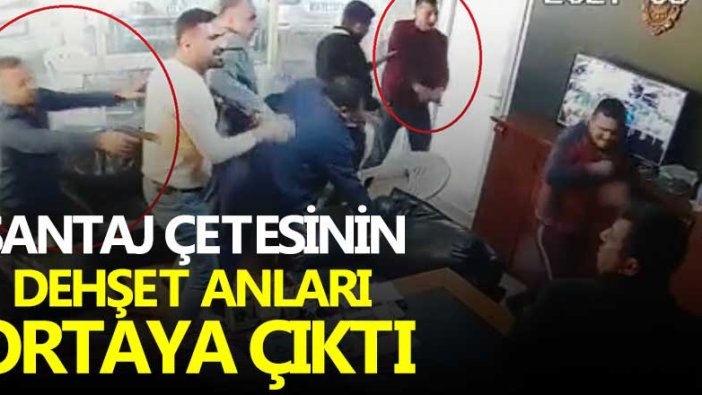 Dehşet anları ortaya çıktı... Mersin'de şantaj çetesine operasyon!