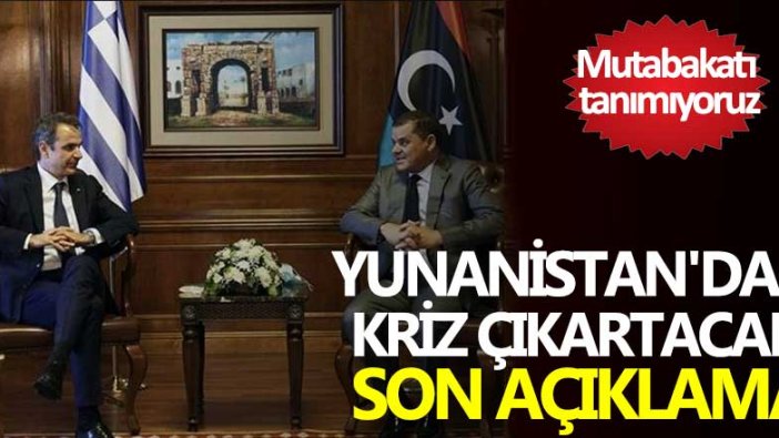 Yunanistan'dan kriz çıkartacak son açıklama: Mutabakatı tanımıyoruz