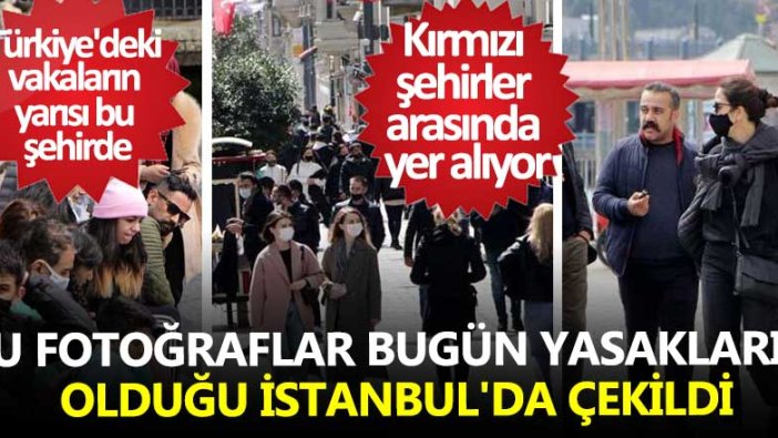 İstiklal Caddesi ve Beşiktaş'ta turist yoğunluğu