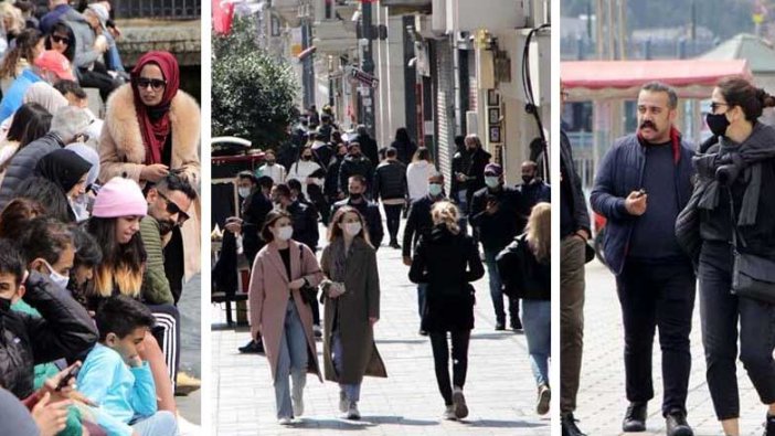 İstiklal Caddesi ve Beşiktaş'ta turist yoğunluğu