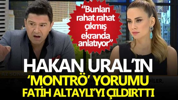 Hakan Ural'ın Montrö Sözleşmesi yorumu Fatih Altaylı'yı çıldırttı: Bunları rahat rahat çıkmış ekranda anlatıyor